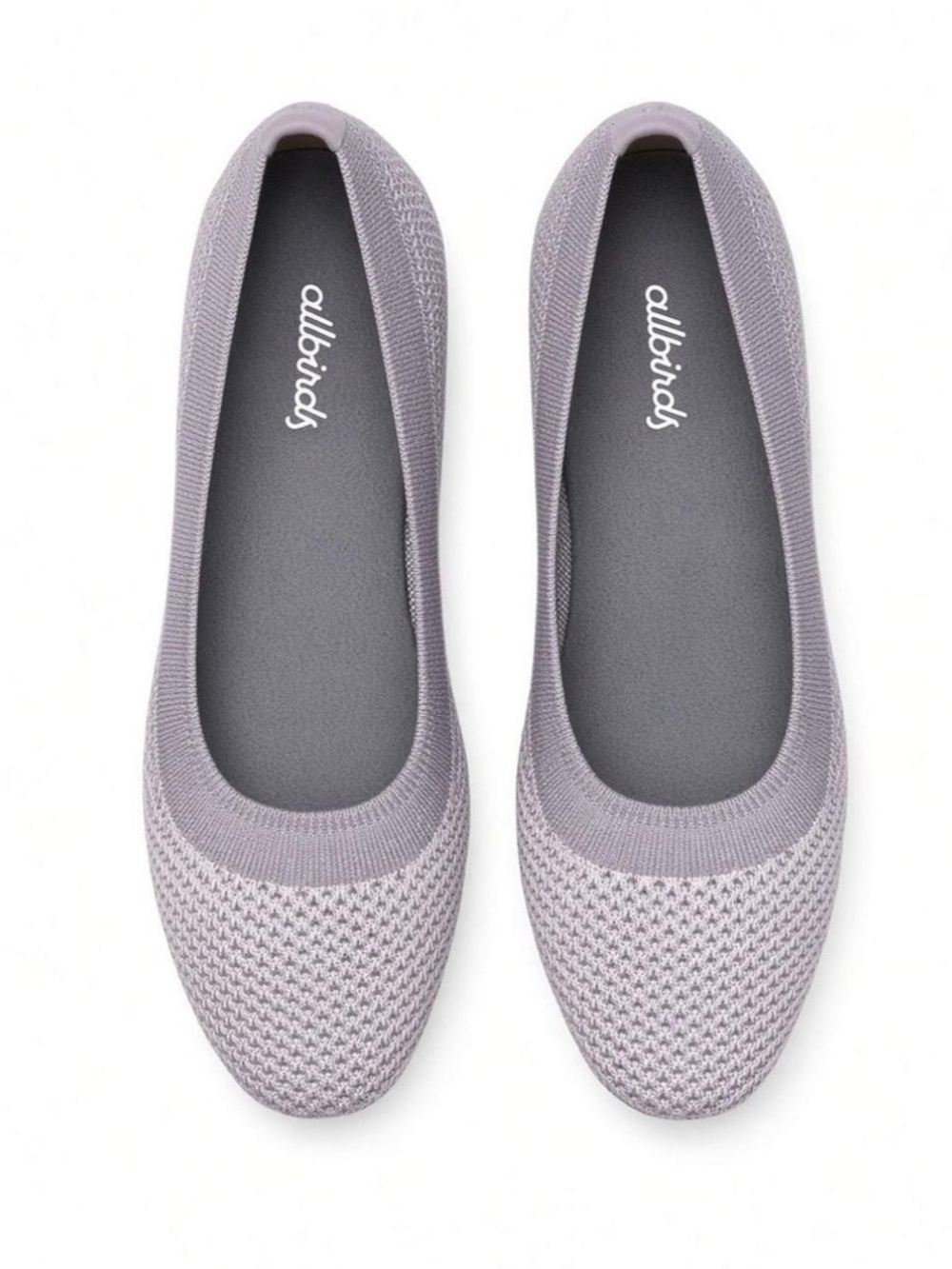 Allbirds Tree Breezers Hazy Mauve Knit Ballet Flats Women’s Size 9.5